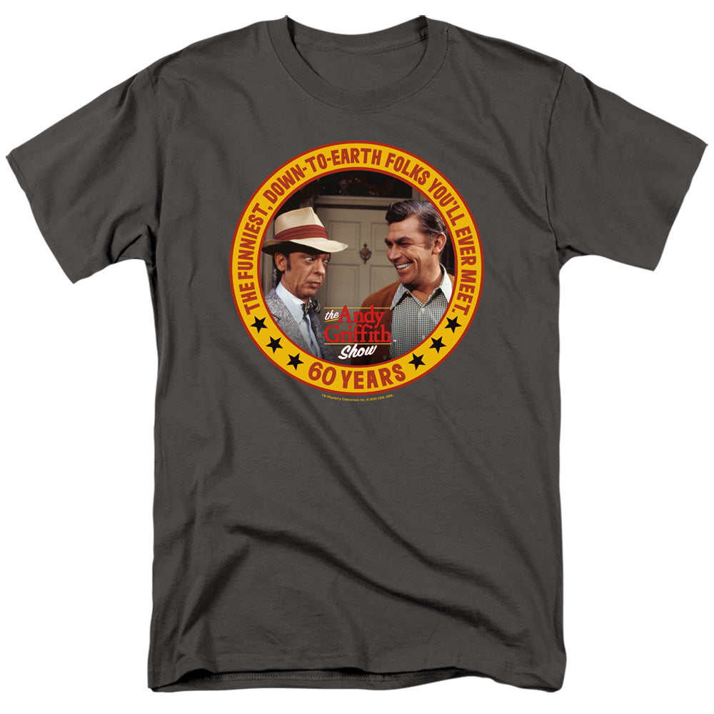 Andy Griffith 60 Years Mens T Shirt Charcoal Hoodie, Sweatshirt | CiraTrend.com (Image 1)