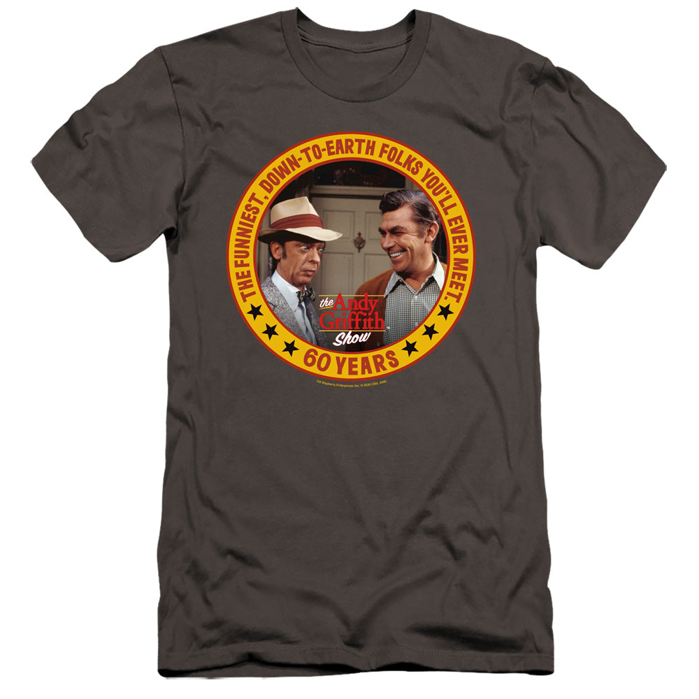 Andy Griffith 60 Years Hbo Premium Bella Canvas Slim Fit Mens T Shirt Charcoal Hoodie, Sweatshirt | CiraTrend.com (Image 1)