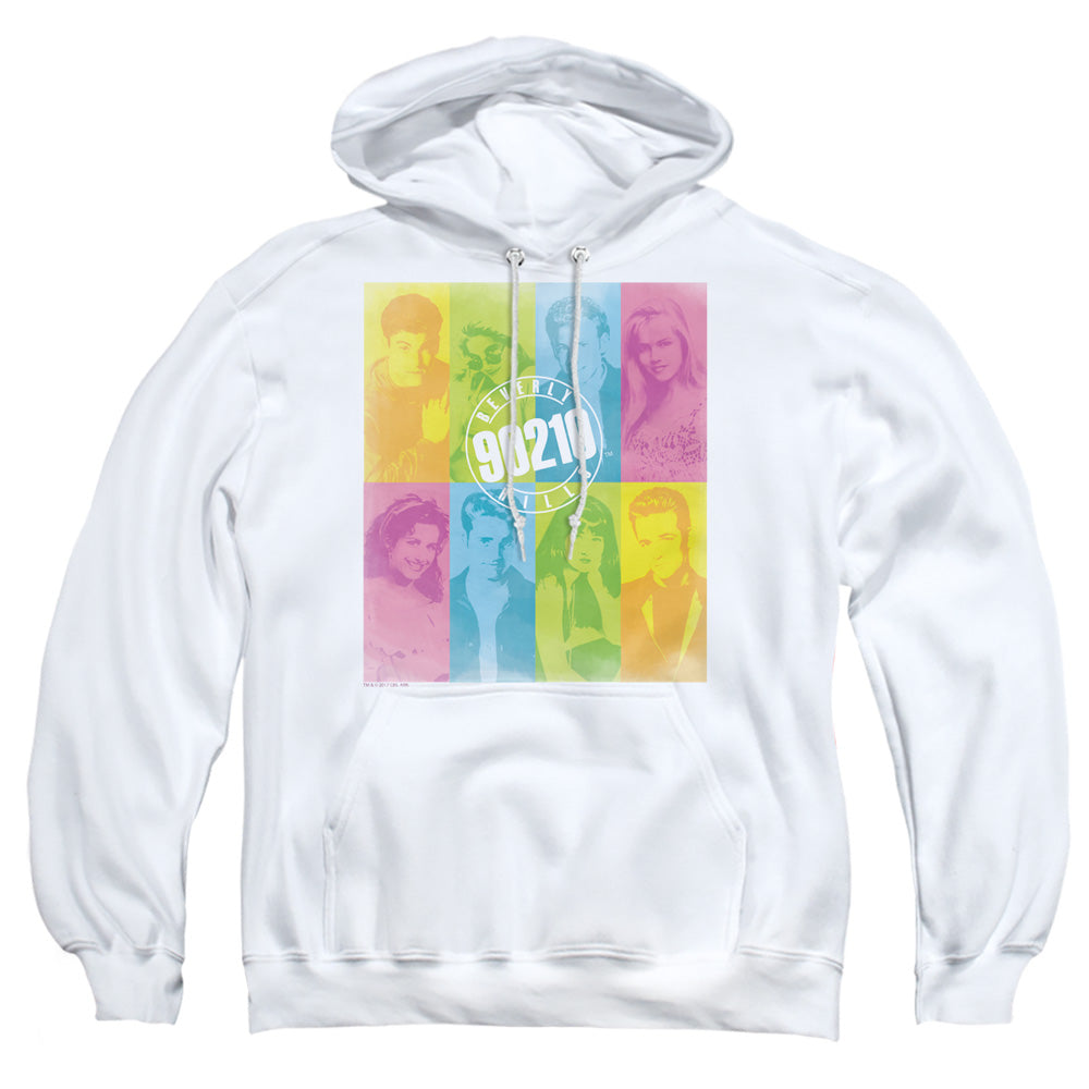 90210 Color Block Of Friends Mens Hoodie White T-Shirts, Sweatshirt | CiraTrend.com (Image 4)