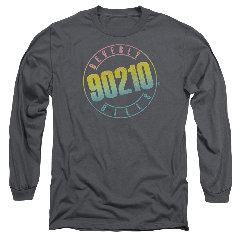 90210 Color Blend Logo Mens Long Sleeve Shirt Charcoal Hoodie, Sweatshirt | CiraTrend.com (Image 2)