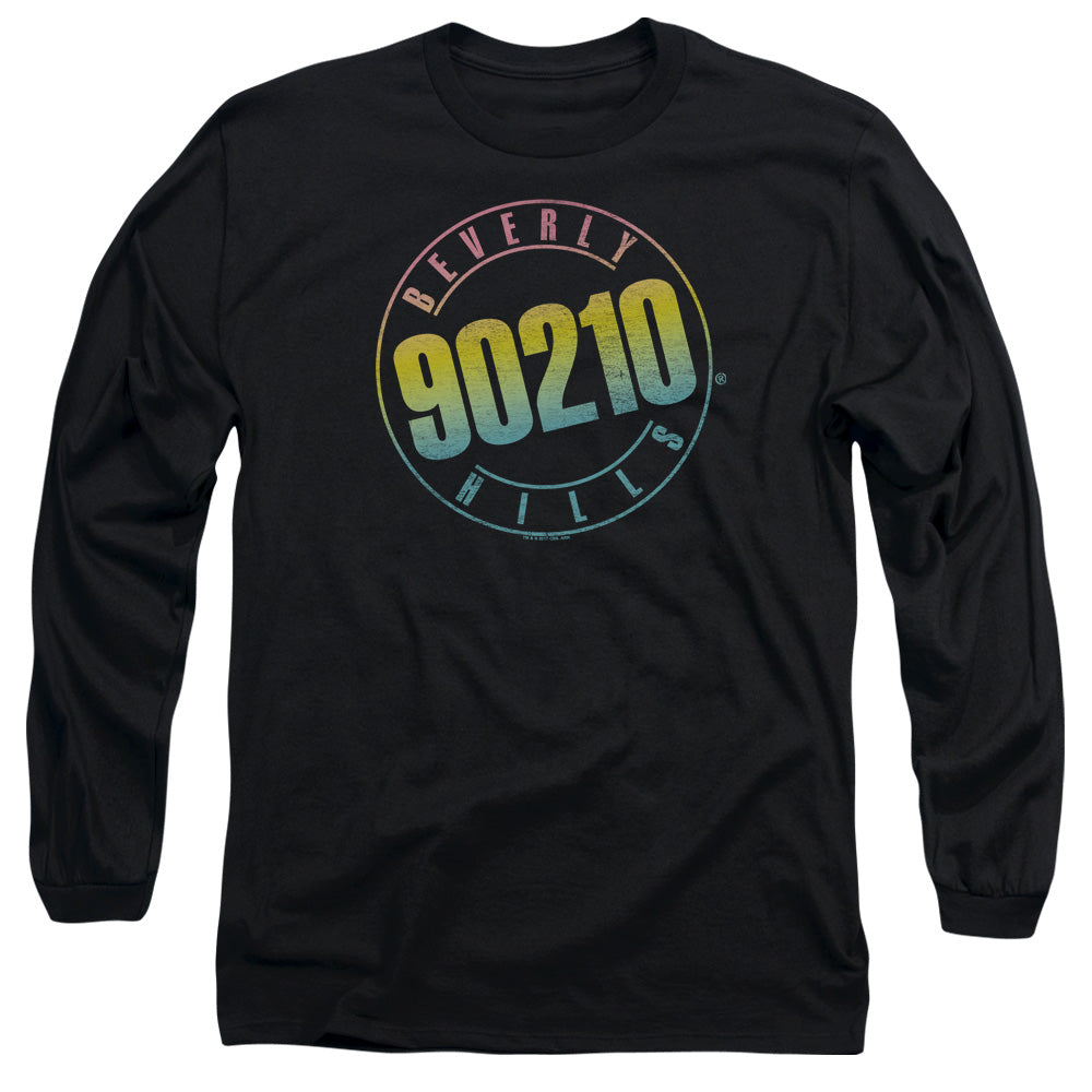 90210 Color Blend Logo Mens Long Sleeve Shirt Black Hoodie, Sweatshirt | CiraTrend.com (Image 1)