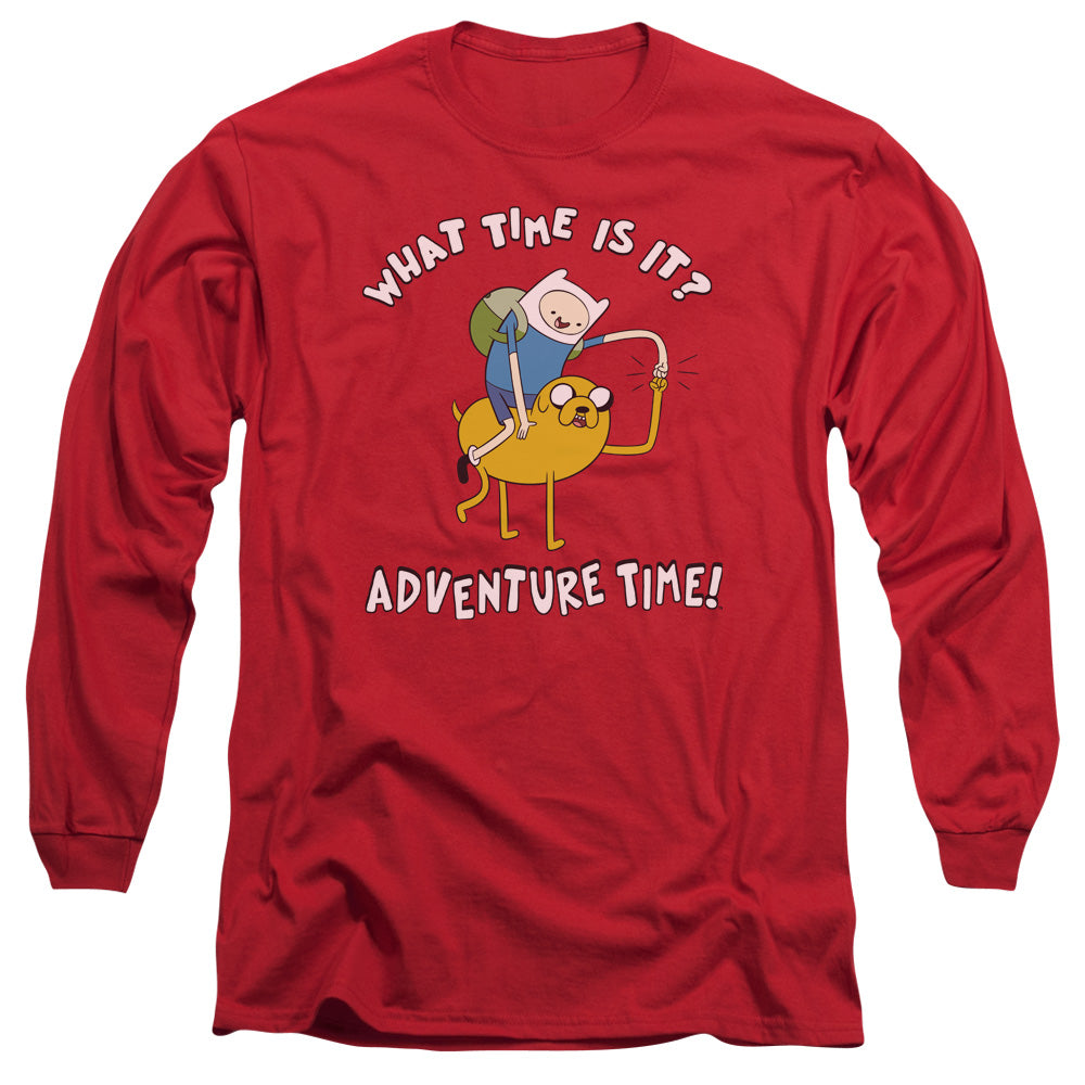 Adventure Time Ride Bump Mens Long Sleeve Shirt Red Hoodie, Sweatshirt | CiraTrend.com (Image 2)