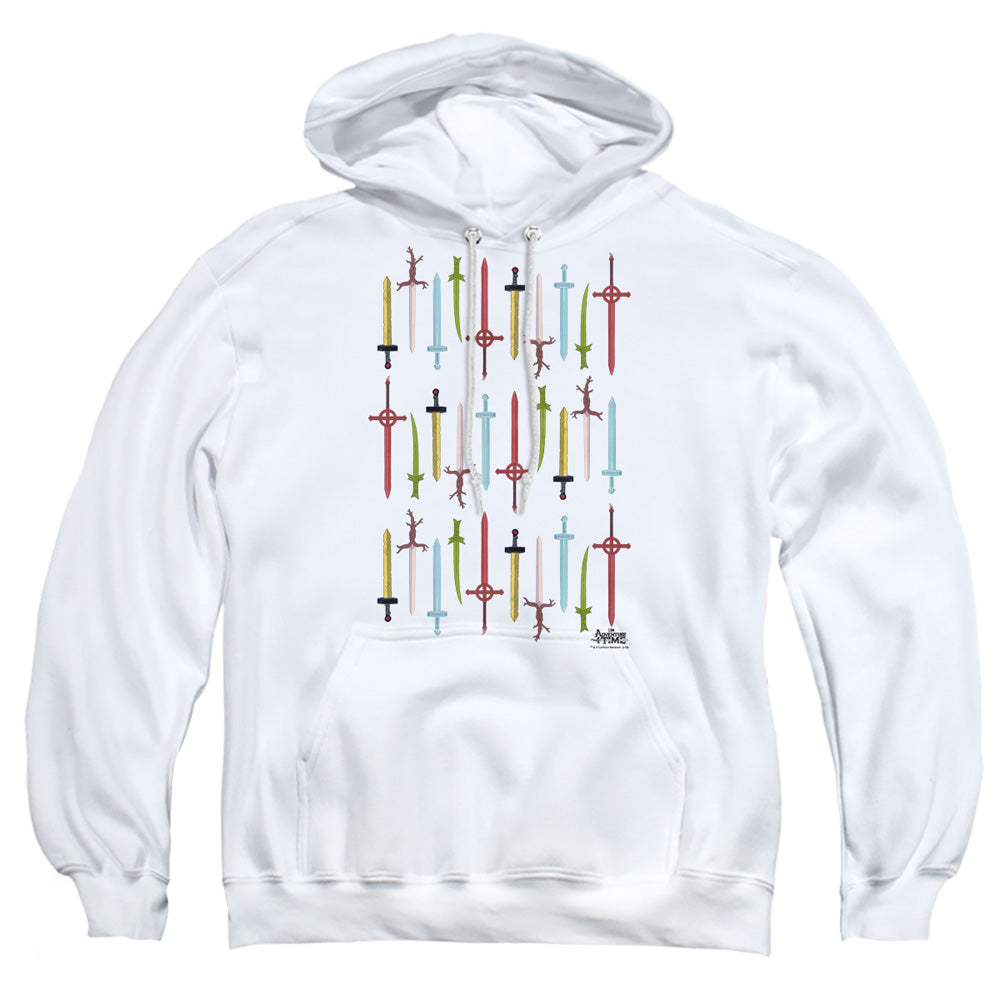 Adventure Time Swords Mens Hoodie White T-Shirts, Sweatshirt | CiraTrend.com (Image 3)