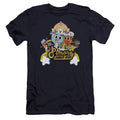 Amazing World Of Gumball Elmore Junior High Hbo Premium Bella Canvas Slim Fit Mens T Shirt Navy Hoodie, Sweatshirt (Image 1)