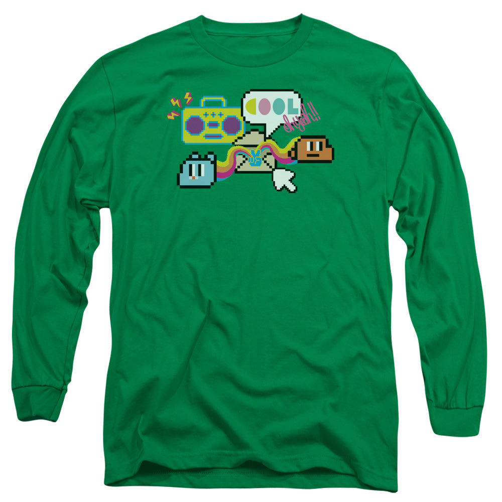 Amazing World Of Gumball Cool Oh Yeah Mens Long Sleeve Shirt Kelly Green Hoodie, Sweatshirt | CiraTrend.com (Image 2)