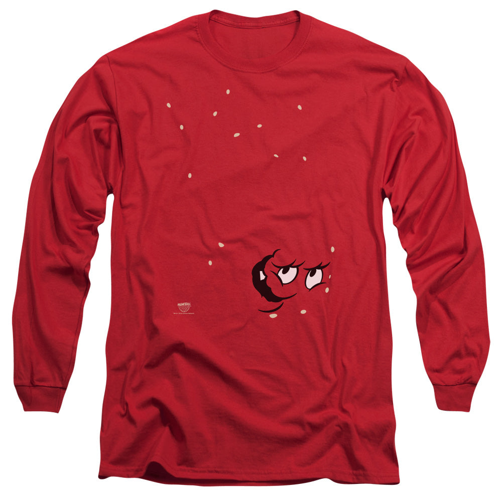 Aqua Teen Hunger Force Meatwad Mens Long Sleeve Shirt Red Hoodie, Sweatshirt | CiraTrend.com (Image 1)