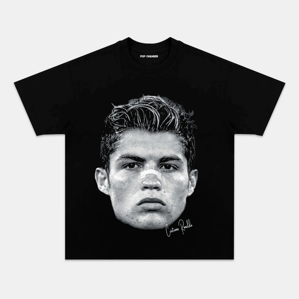 CRISTIANO RONALDO BIG FACE TEE 1.0 Hoodie, Sweatshirt | CiraTrend.com (Image 1)
