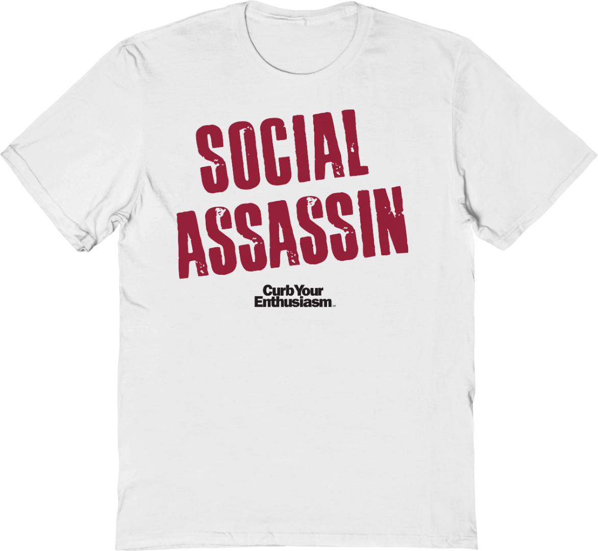 Social Assassin Curb Your Enthusiasm T-Shirt Hoodie, Sweatshirt | CiraTrend.com (Image 4)