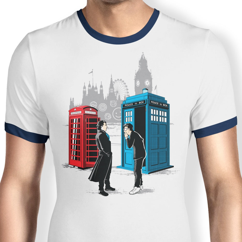 Cabins Collide - Ringer T-Shirt Hoodie, Sweatshirt | CiraTrend.com (Image 3)