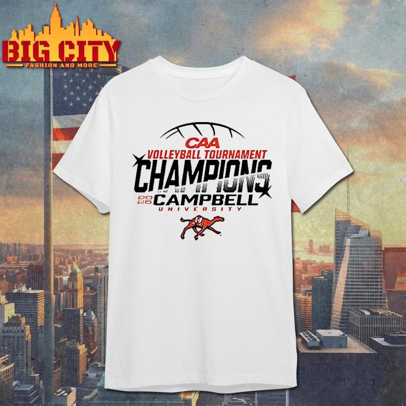 Campbell Volleyball Caa Champions University 2025 Shirt