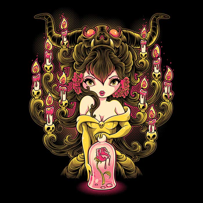 Candelabra - Ringer T-Shirt Hoodie, Sweatshirt | CiraTrend.com (Image 2)