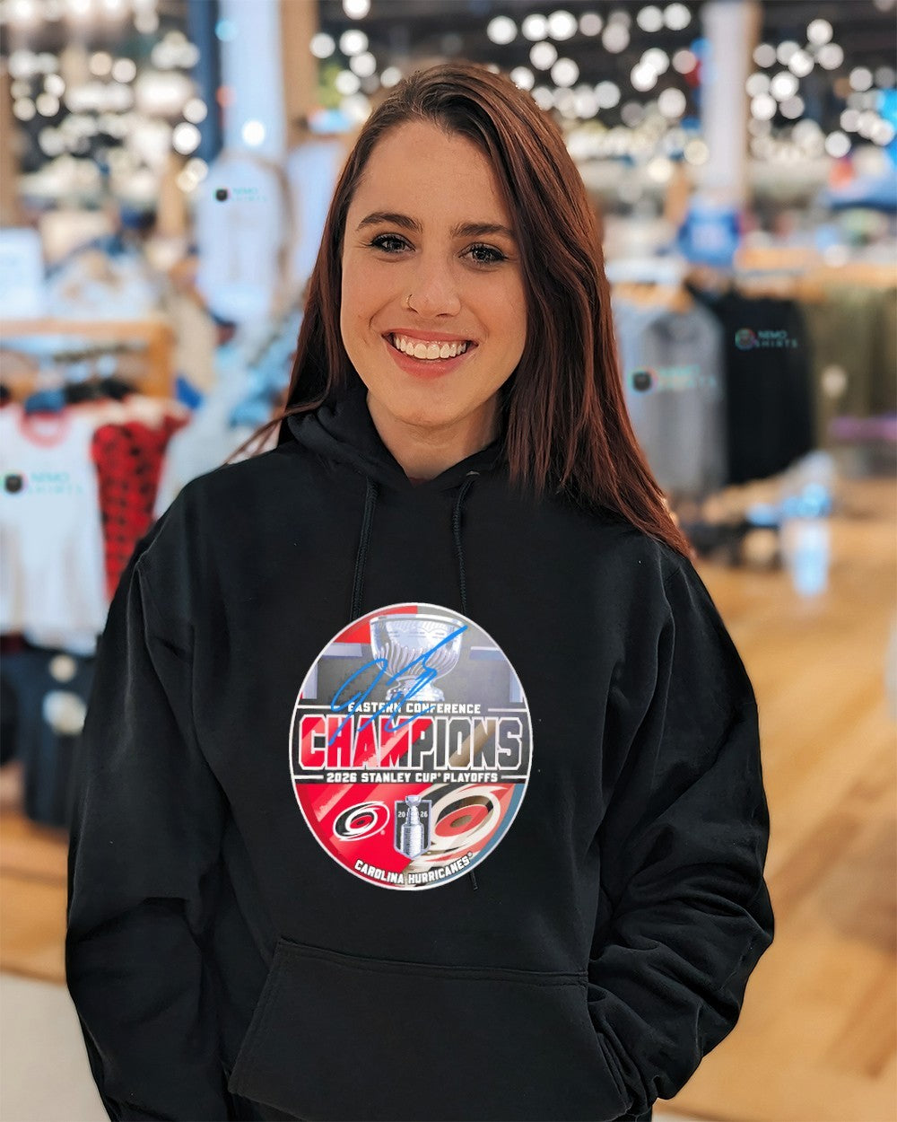 Carolina Hurricanes 2026 Eastern Conference champions Jaccob Slavin signature shirt