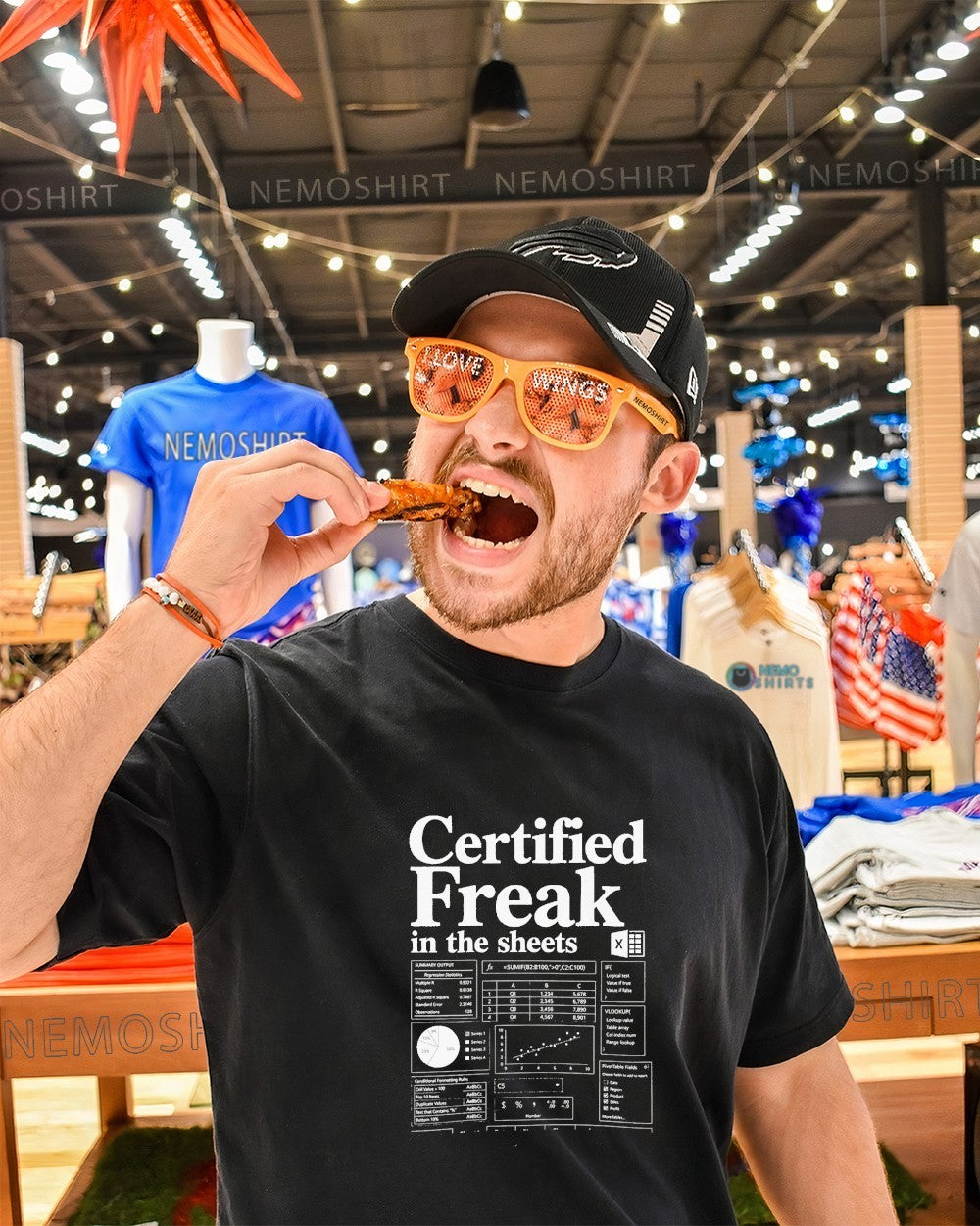 Certified freak in the sheets shirt