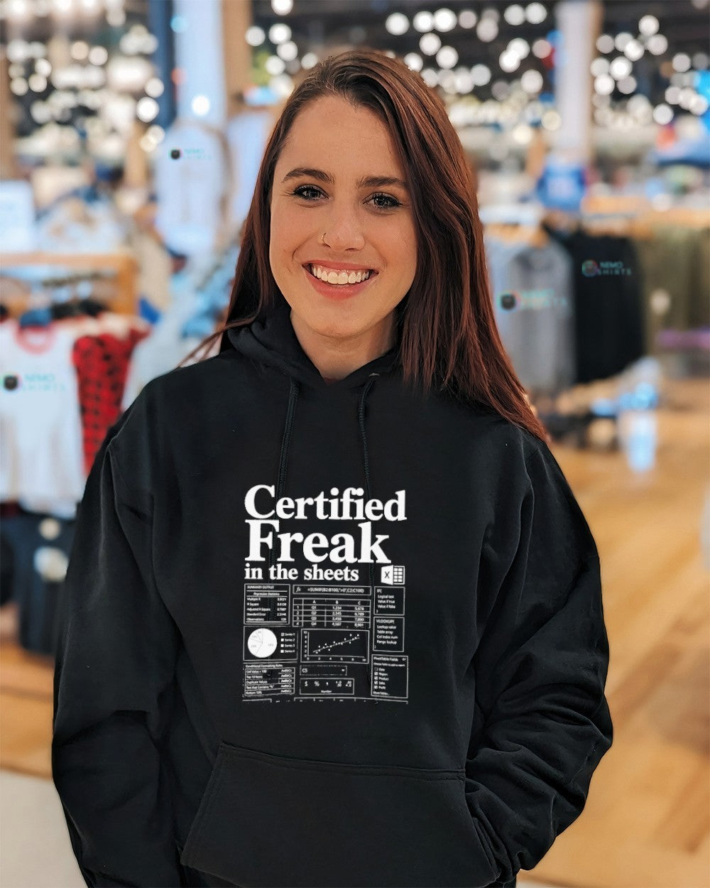 Certified freak in the sheets shirt