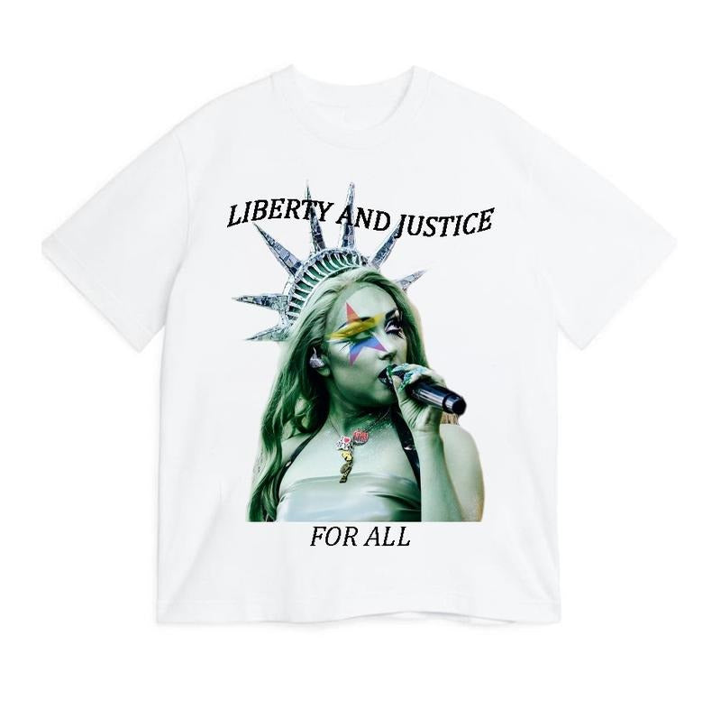 Chappell Roan Lady Liberty T-Shirt, Midwest Princess Unisex T-Shirt Hoodie, Sweatshirt | CiraTrend.com