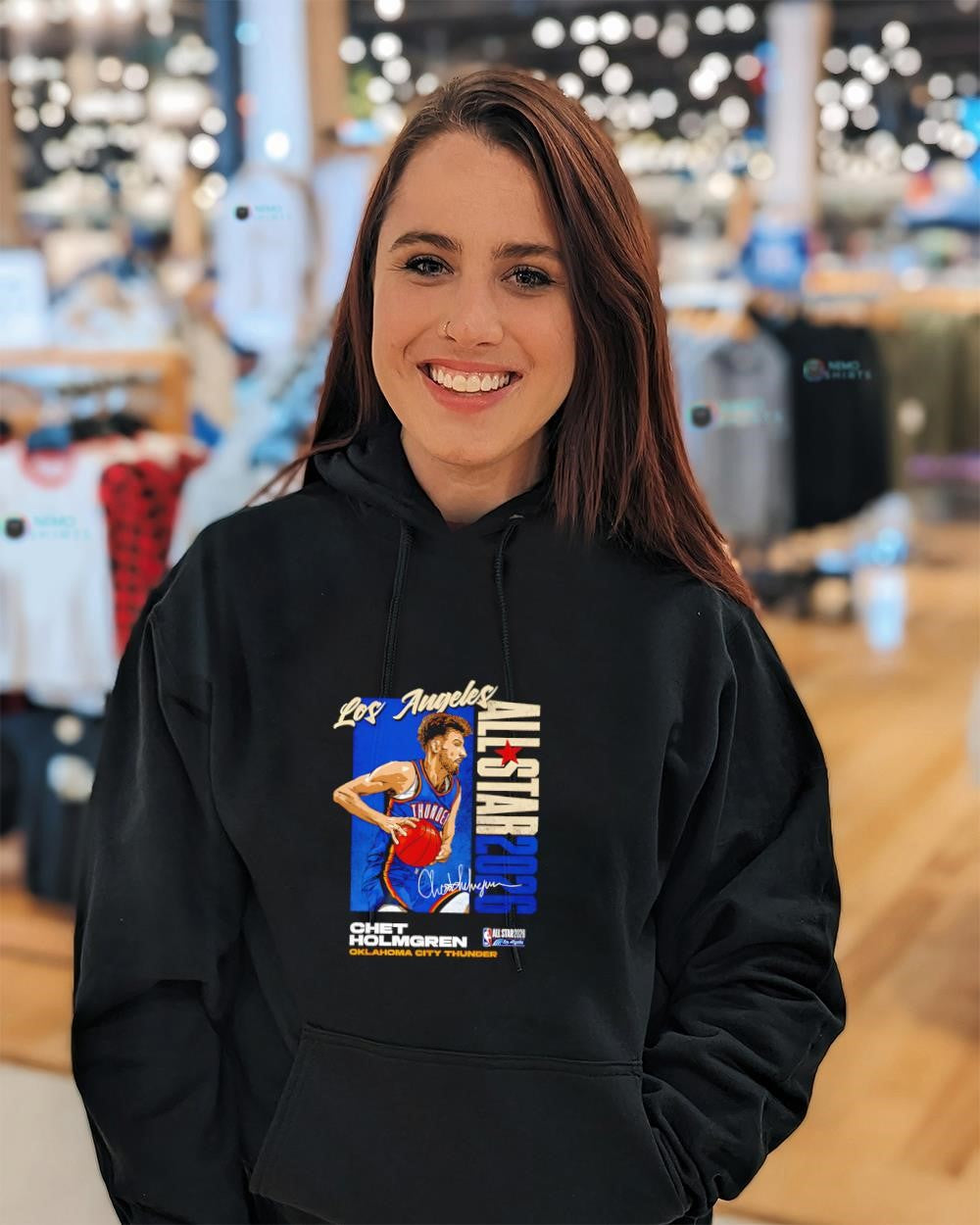 Chet Holmgren Oklahoma City Thunder 2026 NBA All-Star signature shirt