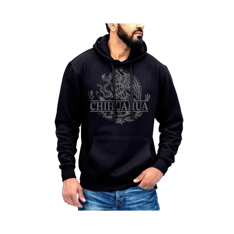 Chihuahua Mexico Eagle Emblem Hoodie Sweatshirt Breathable Cotton T-Shirts | CiraTrend.com