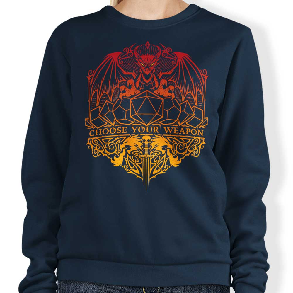 Choose Your Weapon - Sweatshirt T-Shirts, Hoodie | CiraTrend.com (Image 3)