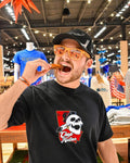 Chop nation Cleveland skull graphic shirt