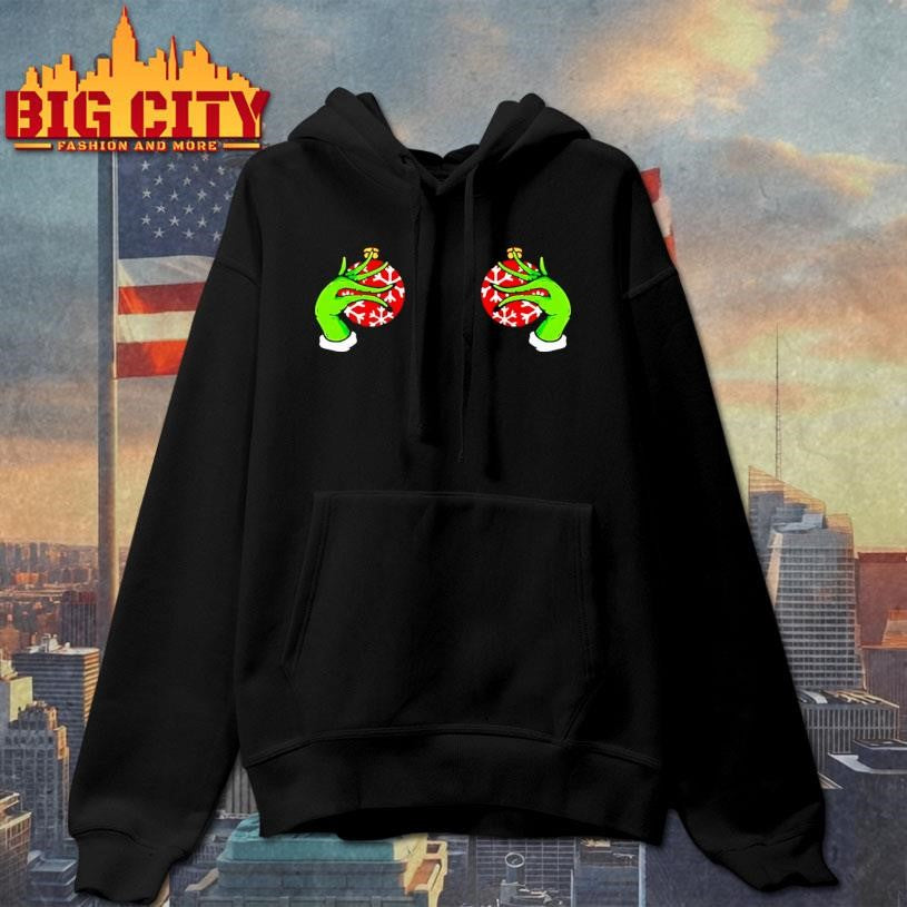 Christmas Boobie Grinch Hand Funny Christmas Shirt