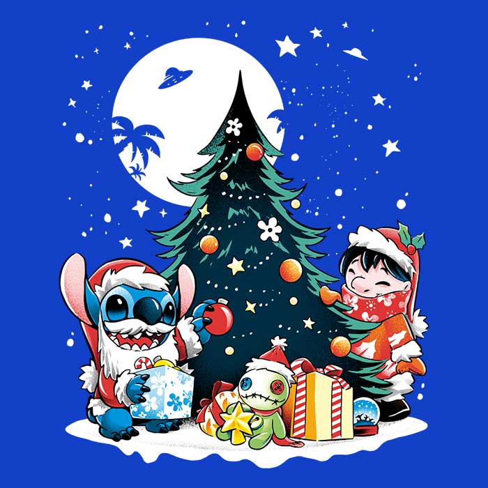 Christmas Ohana - Women's Apparel T-Shirts, Hoodie, Sweatshirt | CiraTrend.com (Image 2)