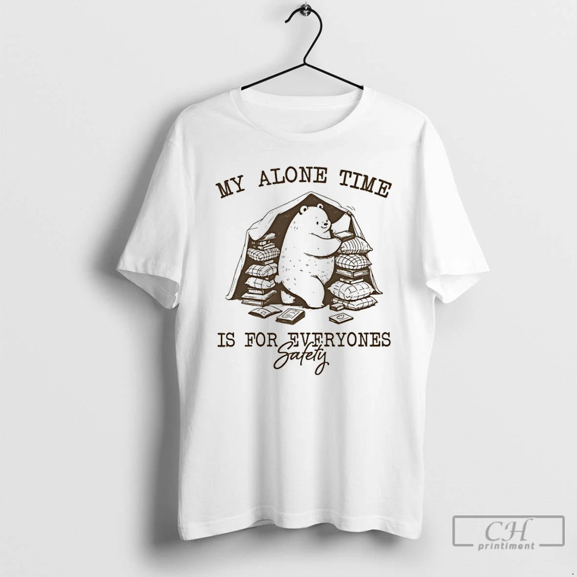 Classic Bear My Alone Time Is For Everyones Safety T-Shirts, Hoodie, Sweatshirt | CiraTrend.com