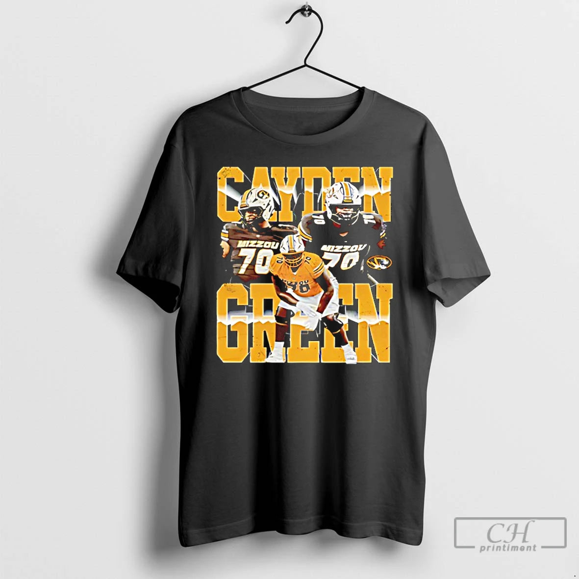 Classic Cayden Green Mizzou Tigers Player Collage T-Shirts, Hoodie, Sweatshirt | CiraTrend.com
