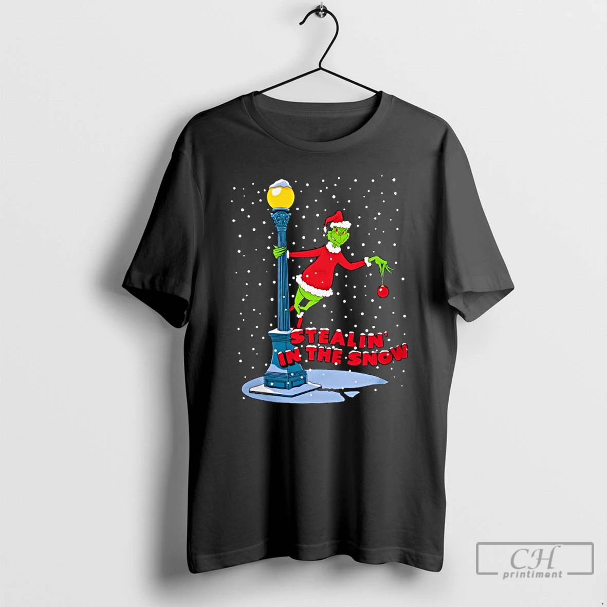 Classic Grinch Stealing In The Snow T-Shirts, Hoodie, Sweatshirt | CiraTrend.com