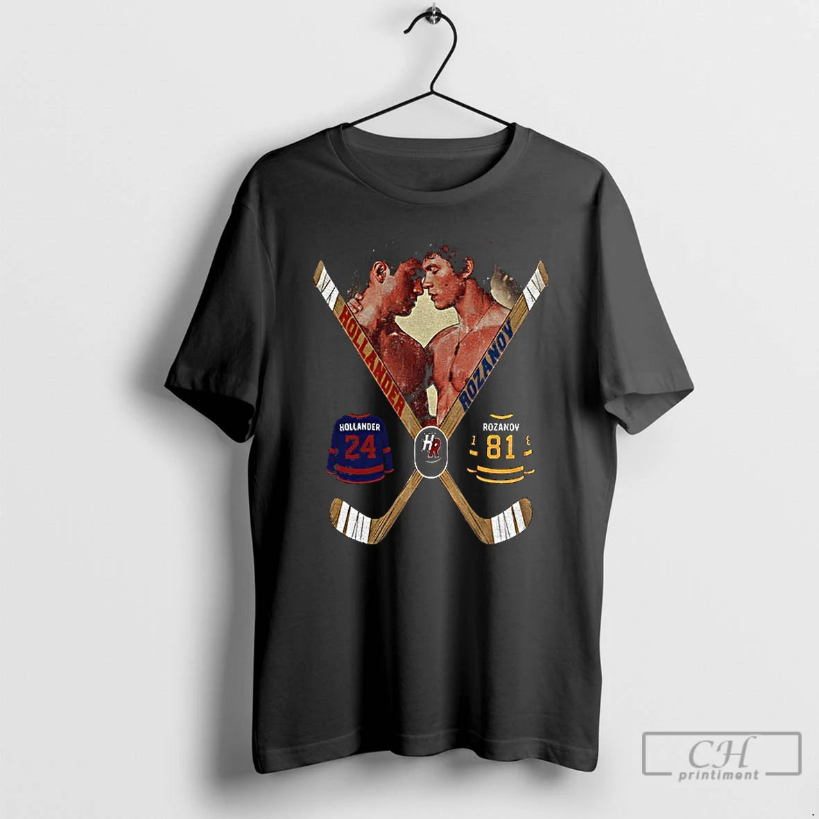 Classic Hollander Rozanov Hockey Heated Rivalry Inspired Crossed Sticks T-Shirts, Hoodie, Sweatshirt | CiraTrend.com