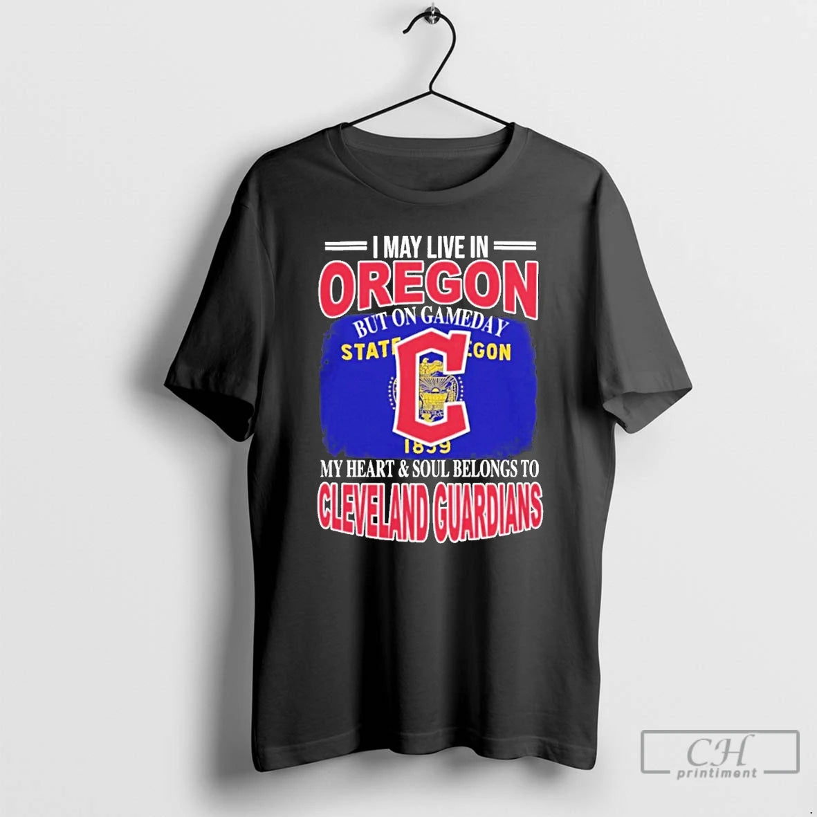 Classic I May Live In Oregon But On Gameday My Heart Soul Belongs To Cleveland