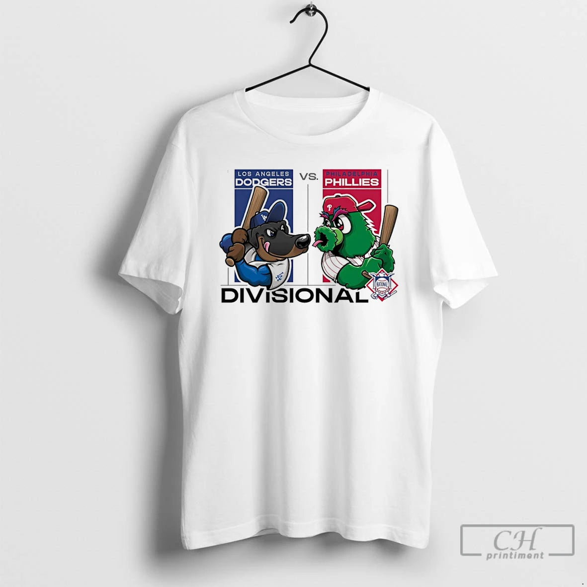 Classic Los Angeles Dodgers Vs Philadelphia Phillies 2025 Mlb Divisional T Shirts Hoodie Longsleeve