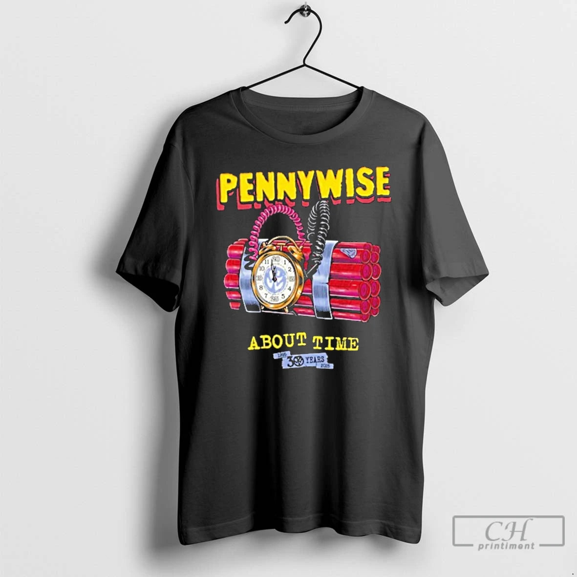 Classic Pennywise About Time 30yr Anniversary T Shirts Hoodie Longsleeve