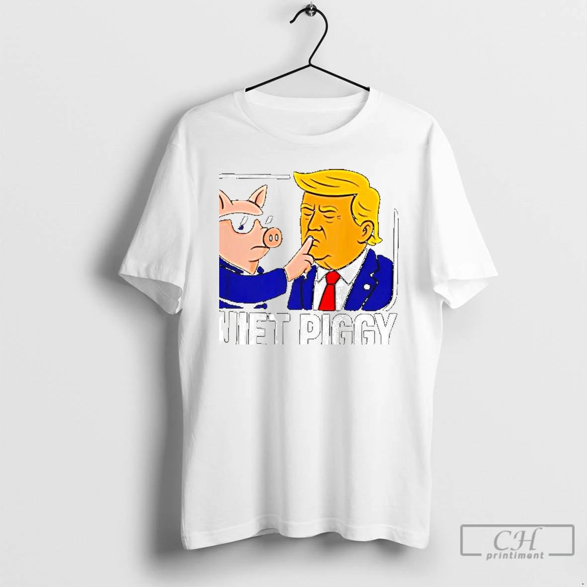 Classic Quiet Piggy Trump Meme T-Shirts, Hoodie, Sweatshirt | CiraTrend.com