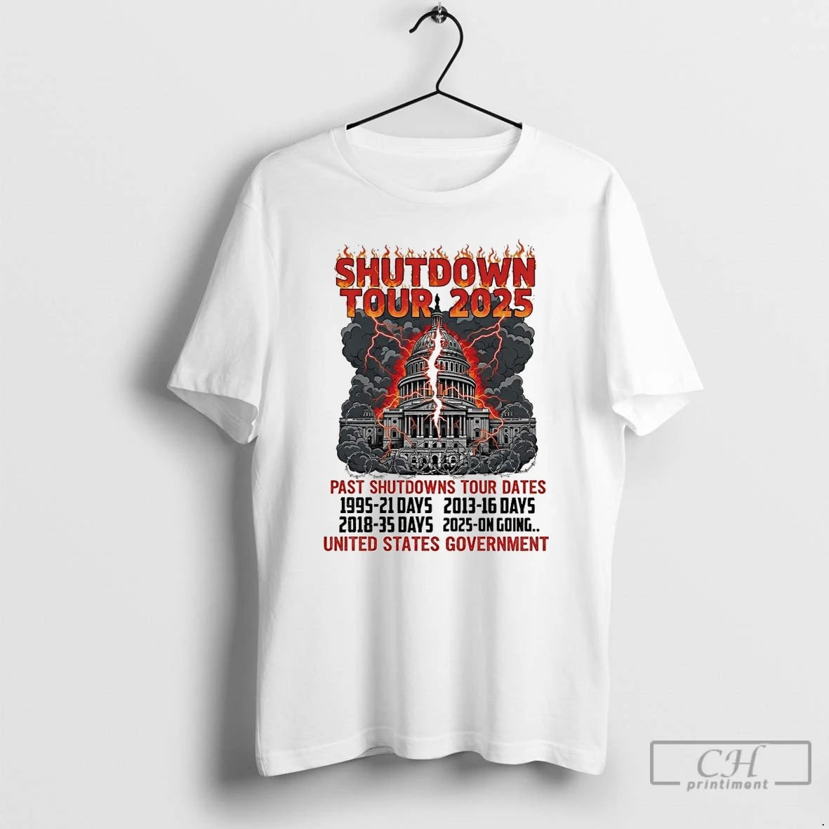 Classic Shutdown Tour 2025 T Shirts Hoodie Longsleeve
