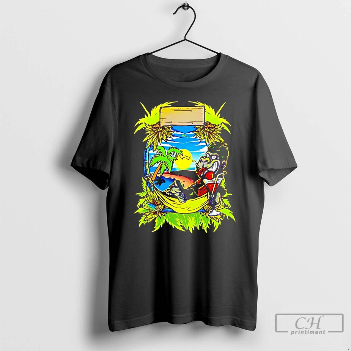 Classic Tropical Gorilla Vacation Graphic T-Shirts, Hoodie, Sweatshirt | CiraTrend.com