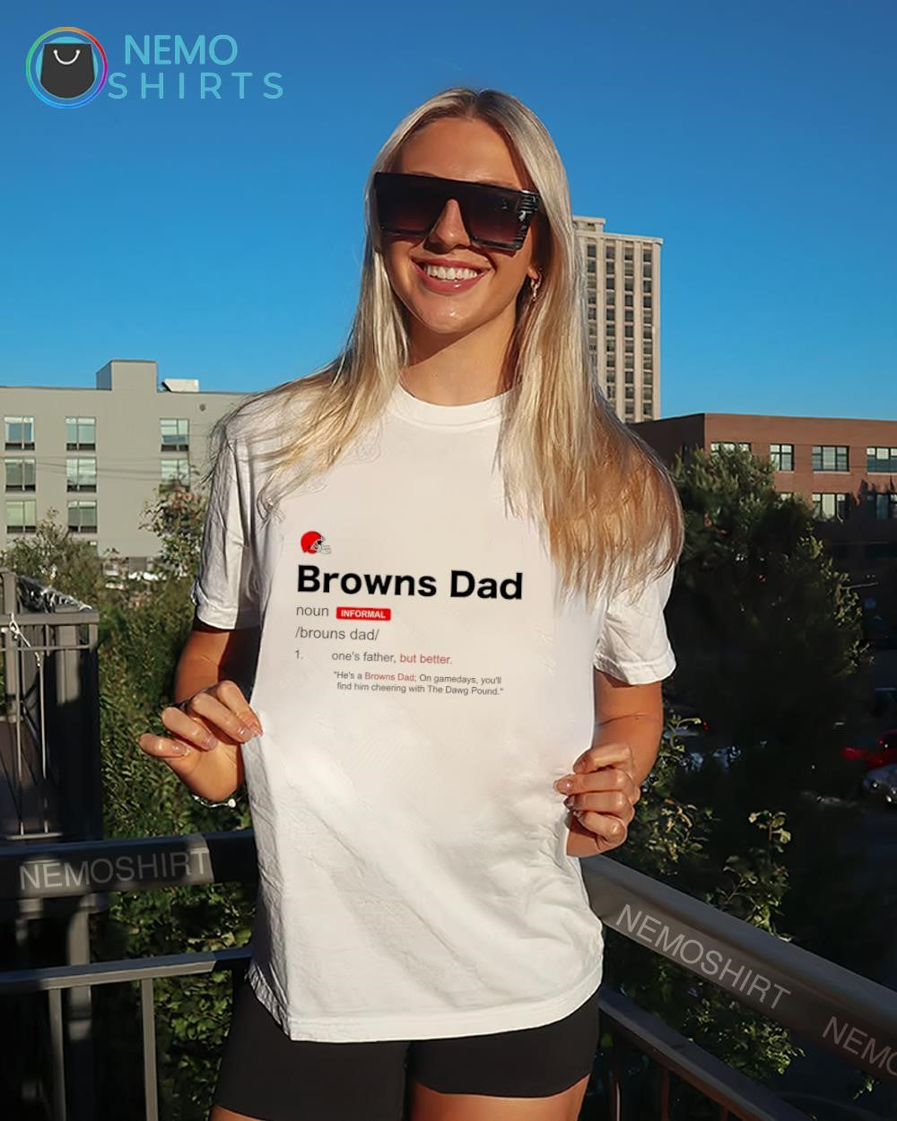 Cleveland Browns Dad definition noun shirt