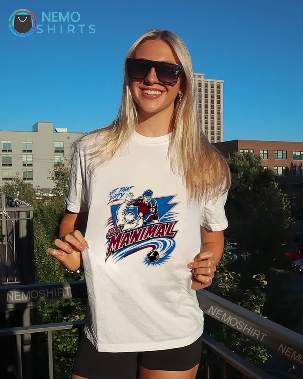 Colorado Avalanche Manimal not that dirty shirt