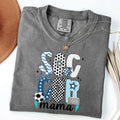 Comfort Colors Soccer Mama Shirt, Coquette Soccer T-Shirt, Checkered Soccer Tee Hoodie, Sweatshirt | CiraTrend.com