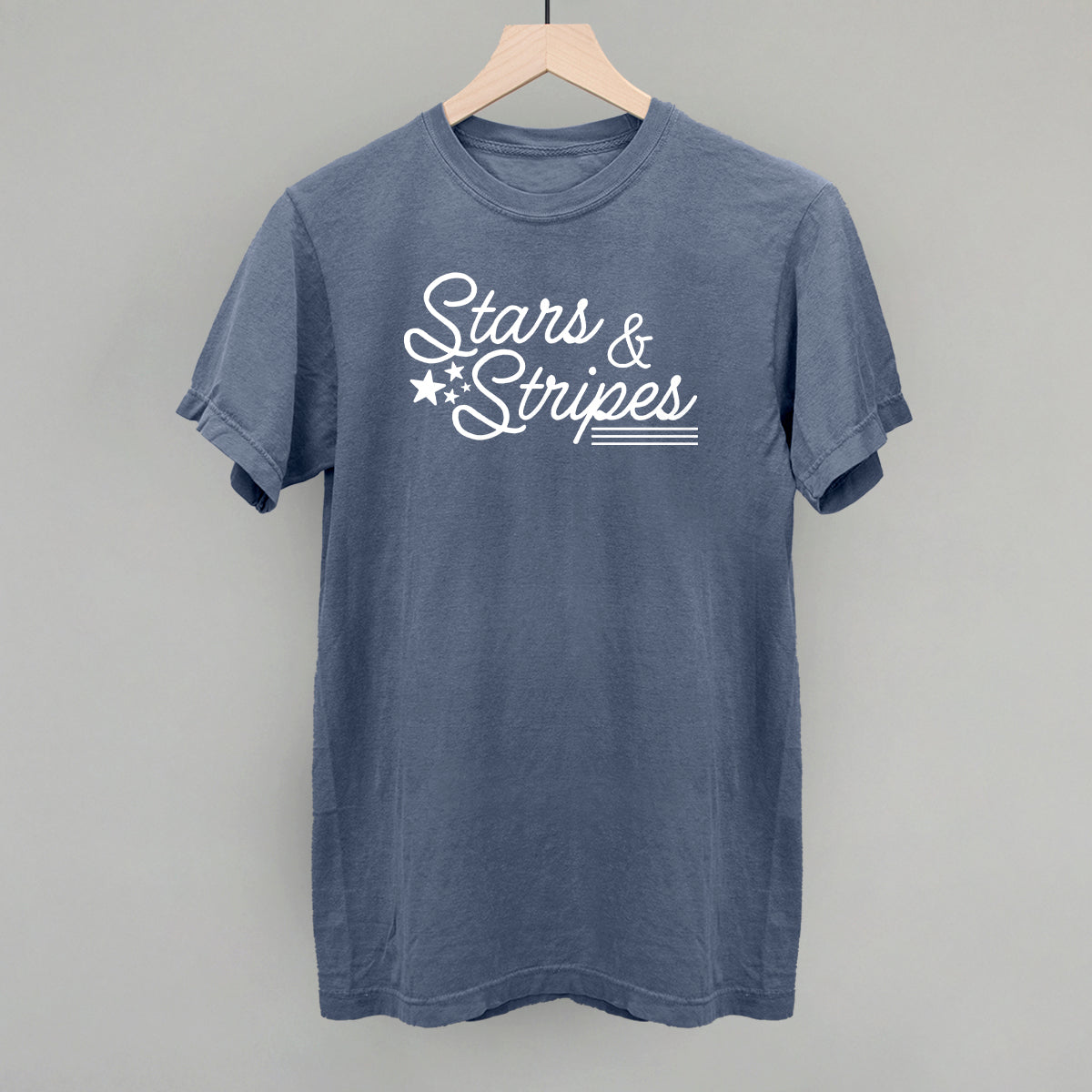 Stars & Stripes White Script T-Shirts, Hoodie, Sweatshirt | CiraTrend.com (Image 5)