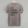 Life Happens Cornhole Helps T-Shirts, Hoodie, Sweatshirt | CiraTrend.com (Image 1)