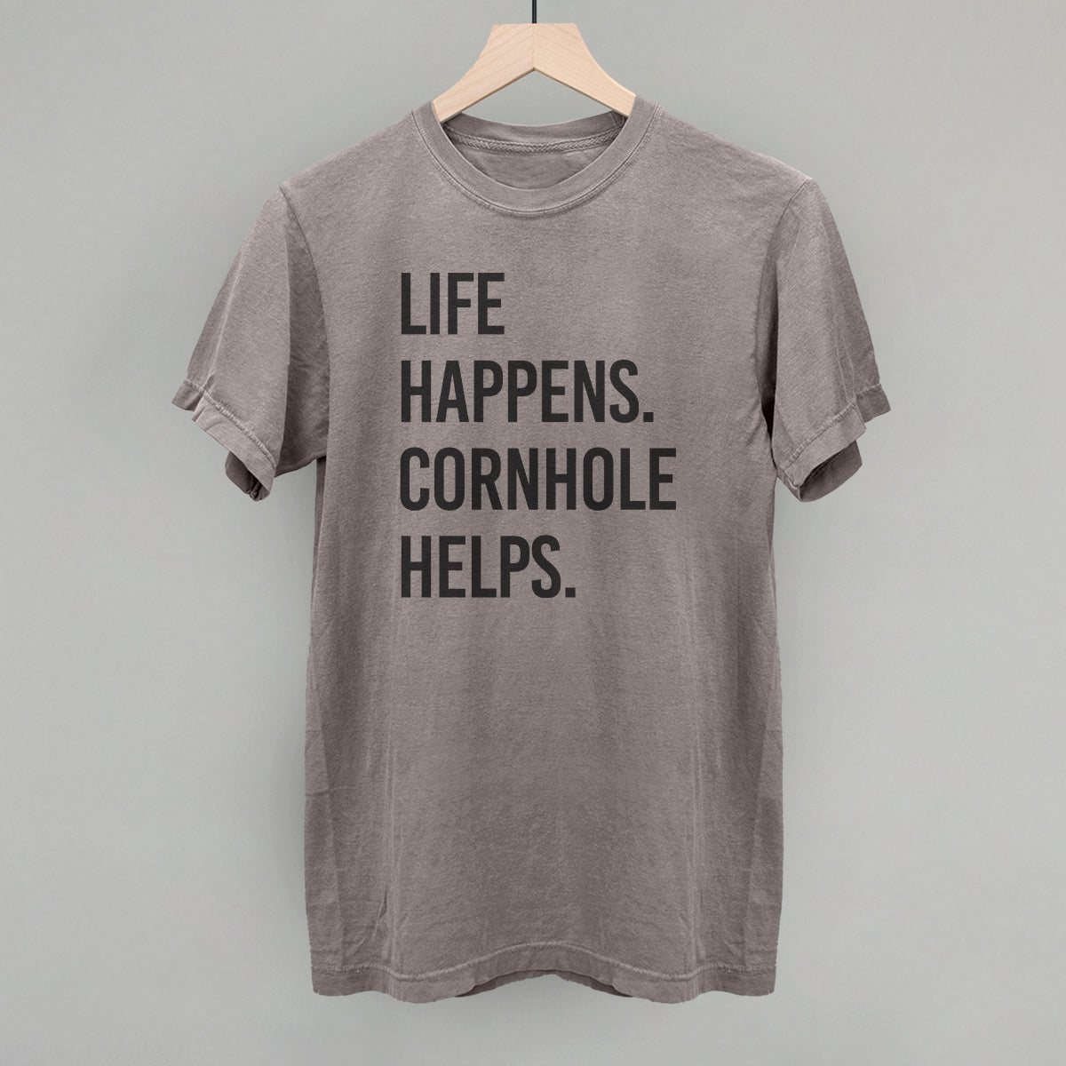 Life Happens Cornhole Helps T-Shirts, Hoodie, Sweatshirt | CiraTrend.com (Image 1)