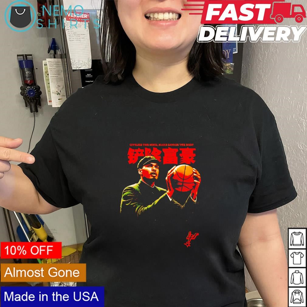 Comrade Wemby civilize the mind make savage the body shirt