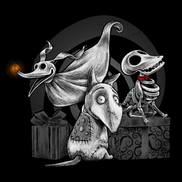 Creepy Dogs - Men's Apparel T-Shirts, Hoodie, Sweatshirt | CiraTrend.com (Image 2)