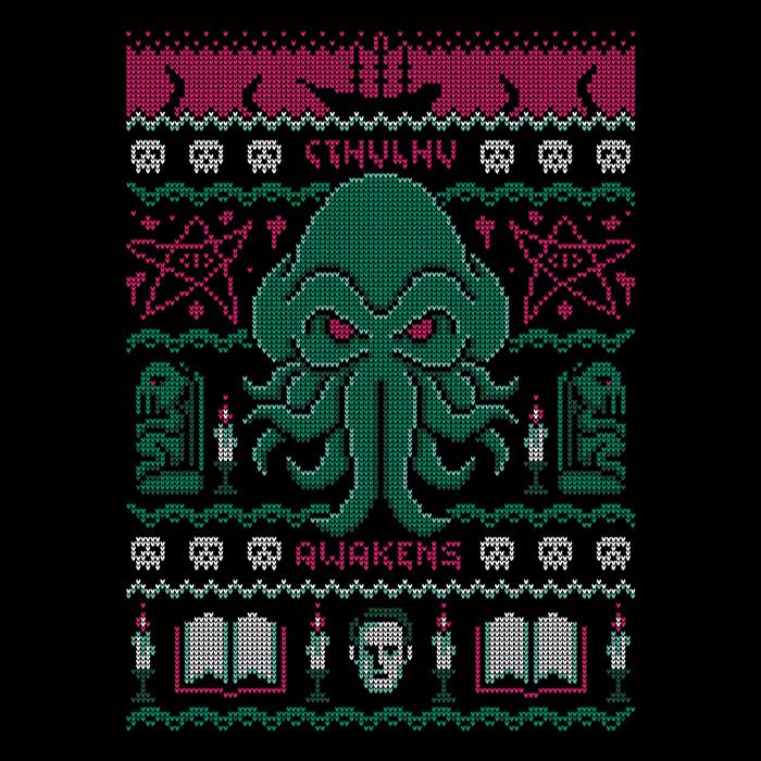 Cthulhu Awakens Sweater - Sweatshirt T-Shirts, Hoodie | CiraTrend.com (Image 2)