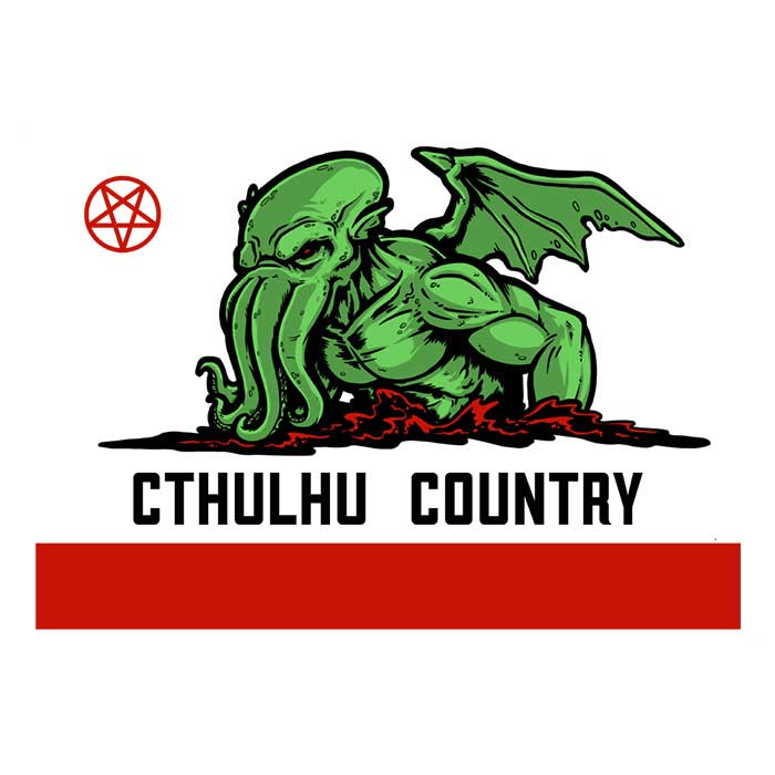 Cthulhu Country - 3/4 Sleeve Raglan T-Shirt Hoodie, Sweatshirt | CiraTrend.com (Image 2)