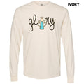 Cursive Glory Angel Long Sleeve Comfort Colors T-Shirt 'NLB' Hoodie, Sweatshirt | CiraTrend.com
