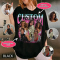Custom Bootleg Rap Shirt, Girlfriend, Boyfriend TShirt With Face Photo Vintage T Shirts, Your Own Picture Idea,...