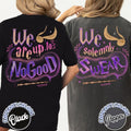 Custom Couples Comfort Colors Shirt, We Solemnly Swear That We Are Up To No Good Shirt, Personalized Wizard Shirt,...