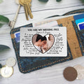 Custom Photo Wallet Metal Card, Personalized Message Wallet Metal Insert,Anniversary, Wedding Gift,Valentine's Day...