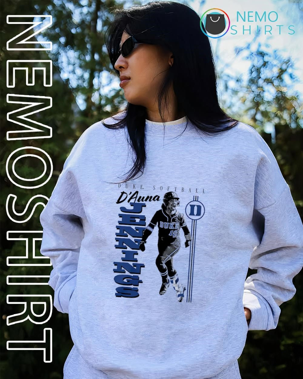 D’Auna Jennings Duke University softball player shirt